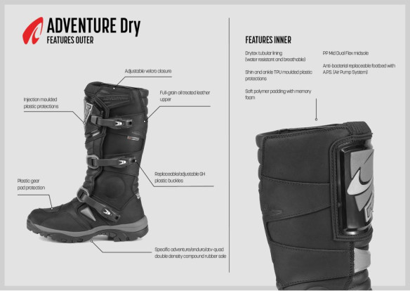 Cizme ATV Adventure Dry Waterproof Brown