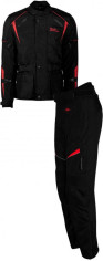 Combo Geaca + Pantaloni Textili Moto Tommy Black-Red