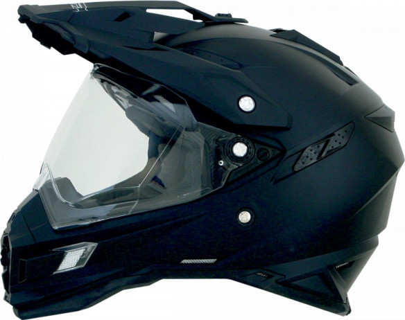 Casca Moto Dual Sport FX-41DS Adventure Flat Black