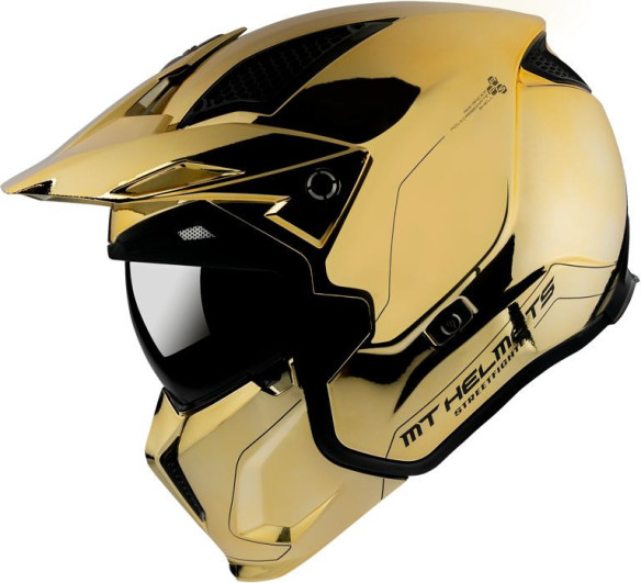 Casca Moto ATV Streetfighter SV A9 Chrome Gold Glossy 2021
