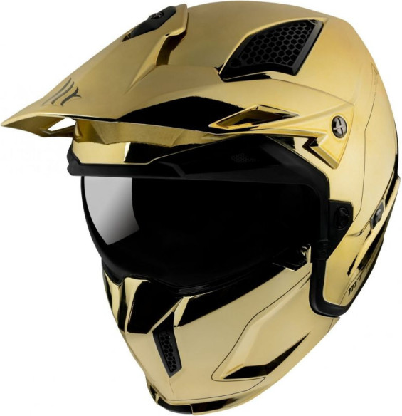 Casca Moto ATV Streetfighter SV A9 Chrome Gold Glossy 2021