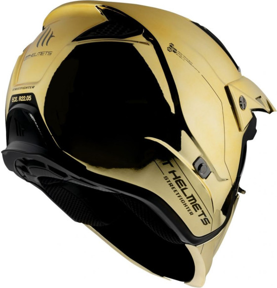 Casca Moto ATV Streetfighter SV A9 Chrome Gold Glossy 2021