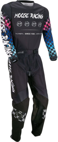 Tricou Enduro M1 Black/Pink