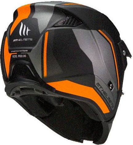 Casca Moto ATV Streetfighter SV C4 Negru/Portocaliu