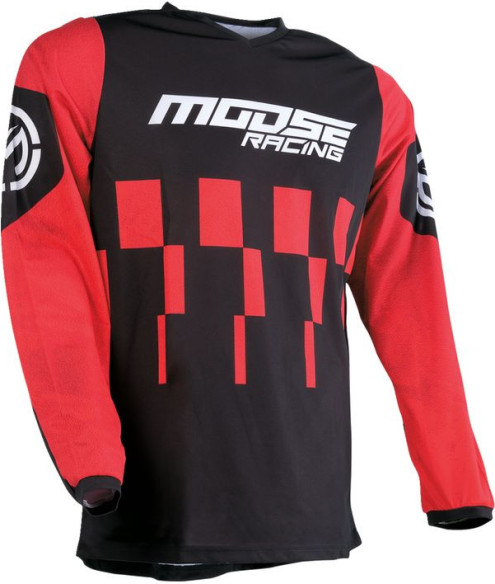 Tricou Moto Enduro/MX Qualifier Black/Red 24