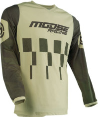 Tricou Moto Enduro/MX Qualifier Green/Tan 24