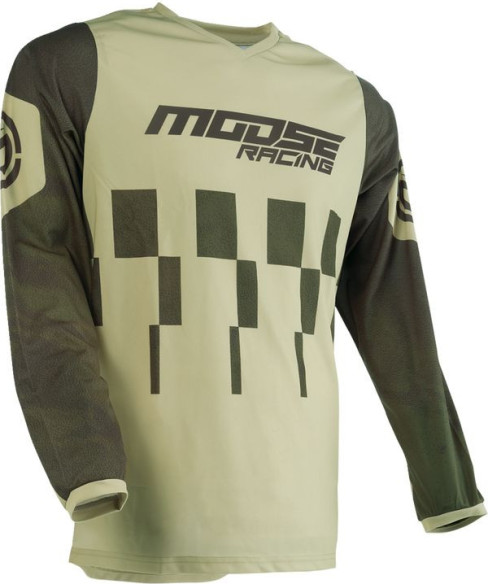 Tricou Moto Enduro/MX Qualifier Green/Tan 24