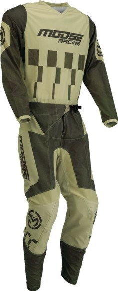 Tricou Moto Enduro/MX Qualifier Green/Tan 24