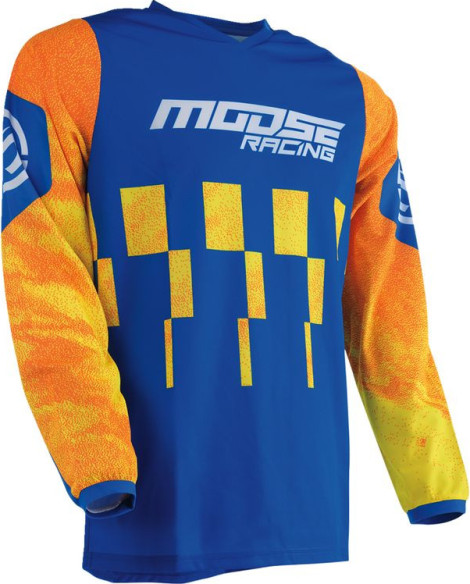 Tricou Moto Enduro/MX Qualifier Orange/Blue 24