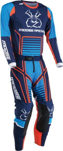 Tricou Moto Enduro/MX Agroid Blue/Orange 24