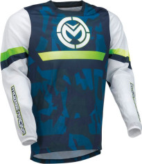 Tricou Moto Enduro/MX Sahara Blue/White/Black 24