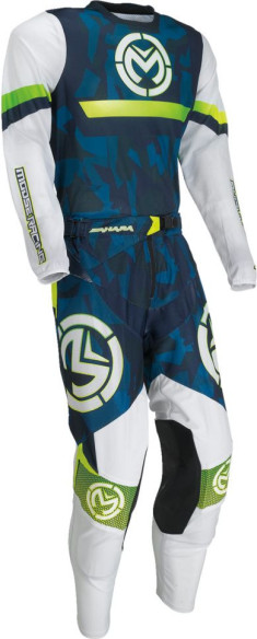 Tricou Moto Enduro/MX Sahara Blue/White/Black 24