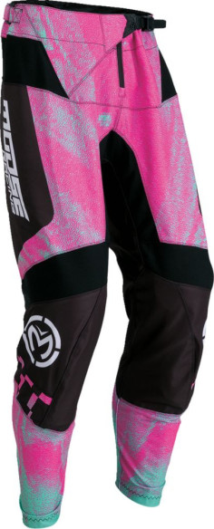 Pantaloni Moto Enduro/MX Qualifier Black/Pink 24