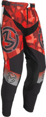 Pantaloni Moto Enduro/MX Sahara Black/Red 24