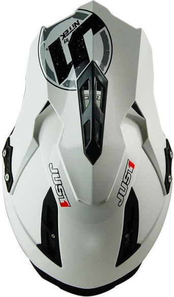 Casca Moto Enduro J12 Solid White