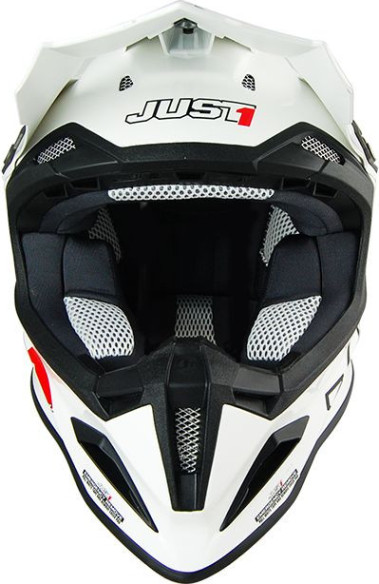 Casca Moto Enduro J12 Solid White