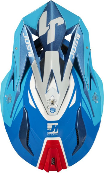 Casca Moto Enduro J18 Pulsar Blue/Red/White