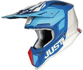 Casca Moto Enduro J18 Pulsar Blue/Red/White