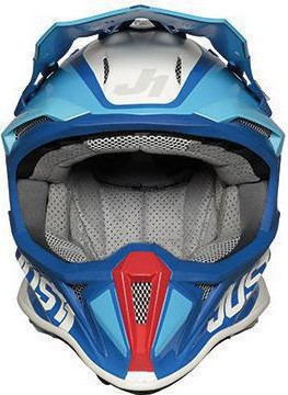 Casca Moto Enduro J18 Pulsar Blue/Red/White