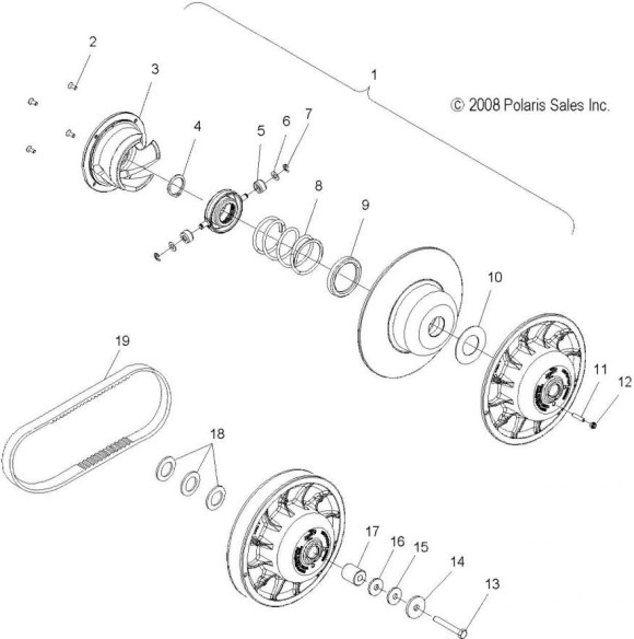 OEM Axys RMK Khaos Curea Transmisie 3211216 Pro RMK 850