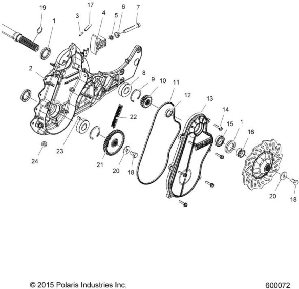 OEM Axys RMK Khaos Garnitura Capac Lant 5814070