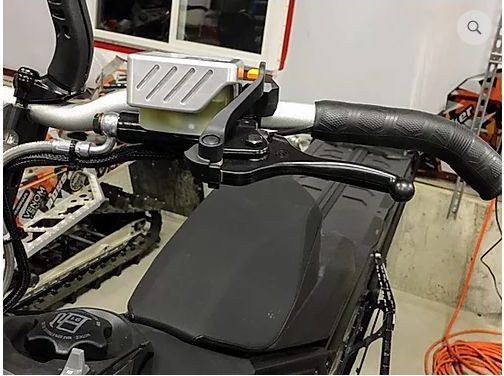 Protectie Aluminiu Rezervor Lichid Frana Skidoo Black