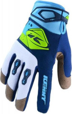 Manusi Enduro Copii Track Cyan/Neon Yellow