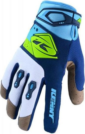 Manusi Enduro Copii Track Cyan/Neon Yellow