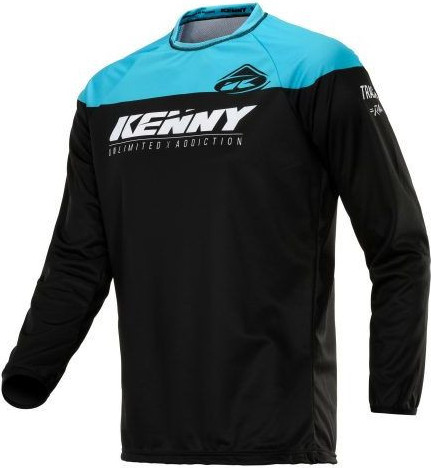 Tricou Enduro Track Raw Black/Turquoise S20