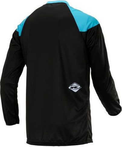 Tricou Enduro Track Raw Black/Turquoise S20