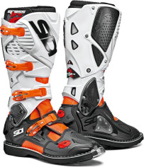 Cizme Moto Crossfire 3 Orange Fluor-Black-White