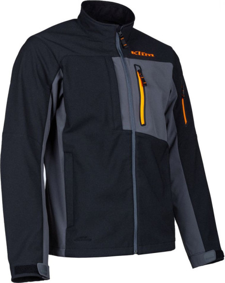Geaca Snowmobil Non-Insulated Inversion Black Strike Orange