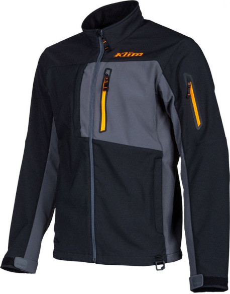 Geaca Snowmobil Non-Insulated Inversion Black Strike Orange