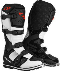 Cizma MX-Enduro JS-12 Negru-Alb