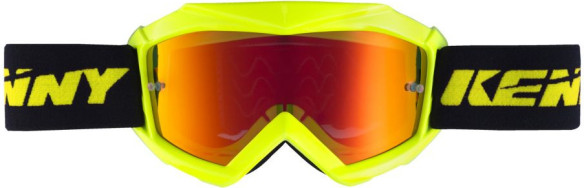 Ochelari Copii Track Yellow Fluo Lentila Oglinda Portocali