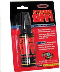 Spray sticker Off