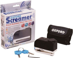 Screamer disc alarm lock - chrome