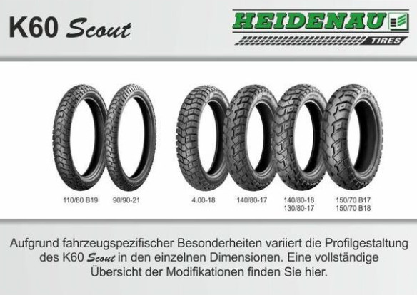 Anvelopa Moto Scout K60SCOUT 120/90-17 64T