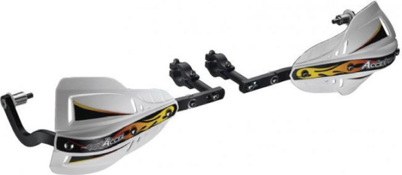 Handguard Aluminiu Negru-Portocaliu pt Ghidon 28.6 mm
