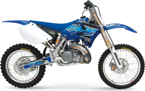 Rezonator Fatty Pipe Raw Steel Yamaha YZ 250 1999-2023 024056