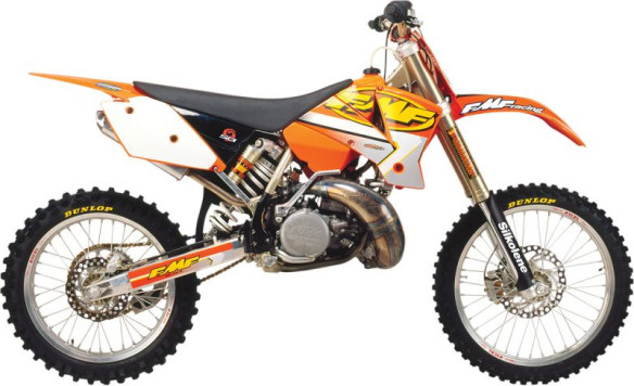 Rezonator Fatty Pipe Raw Steel Ktm EXC/SX/XC 2004-2010 025072
