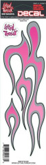 Abtibild Decal Pink Flames Left