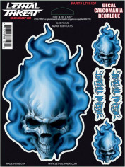 Abtibild Decal Blue Flame
