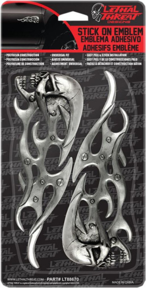 Abtibild Emblem Tribal Skuyll 2PK
