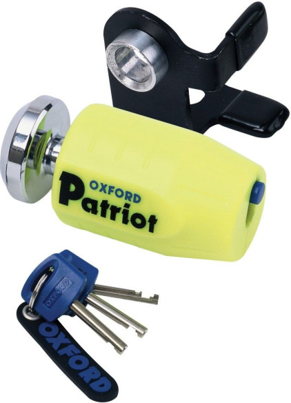 Lant Antifurt Moto cu Prindere pe Disc -Galben