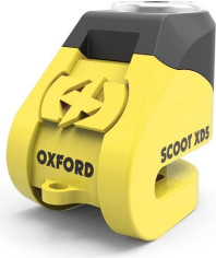SCOOT XD5 DISC LOCK (6mm PIN) YELLOW/BLACK