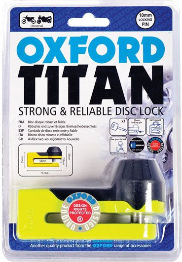 Blocator Disc Titan Galben