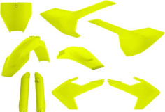 Kit Complet Plastice Husqvarna Yellow Fluo 2017-2019
