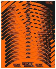 Sticker Janta Fata/Spate Neon Orange