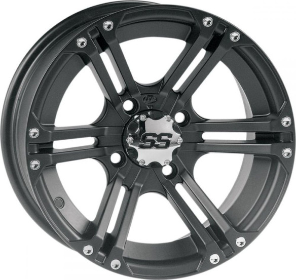 JANTA SS ALLOY SS 212 MATTE BLACK FINISH 14x8 BOLT PATTERN 4/115 OFFSET 5+4